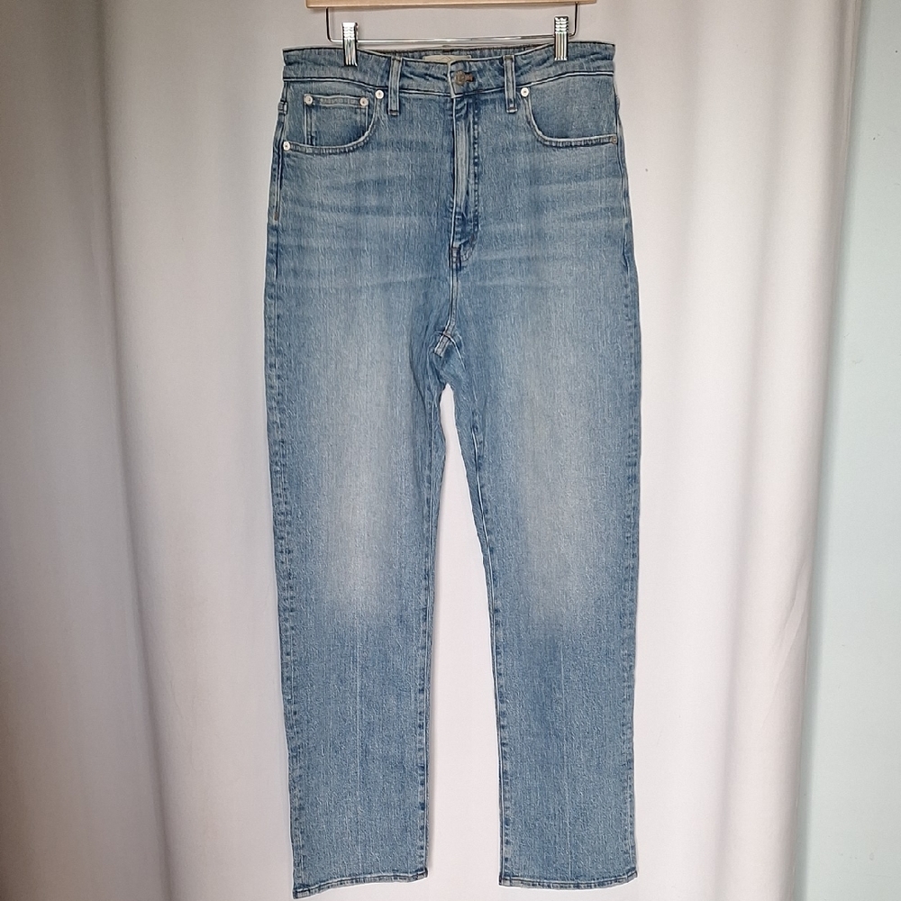 Madewell Curvy '90s Straight Women's Light Blue Jeans Size 30T